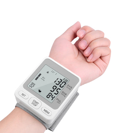 Portable Wrist Blood Pressure Monitor | Wrist Bp Cuff W/ Voice
