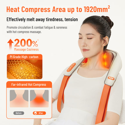 2023 Shiatsu Neck & Shoulder Massager for Pain Relief