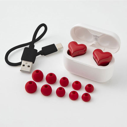 Heart Shaped In-Ear Wireless Bluetooth Earbuds