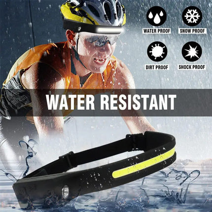 Rechargeable Headlamp |  Waterproof 230° COB LED Headlight