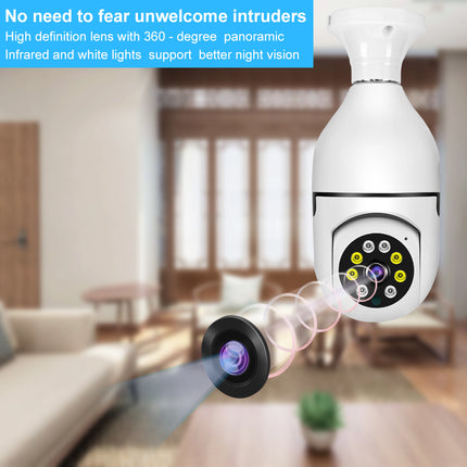 HD Lens Light Bulb Security Camera 3.0Mp