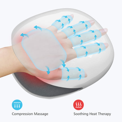 Cordless Hand Compression Massager W/ Heat