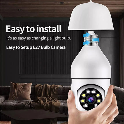 HD Lens Light Bulb Security Camera 3.0Mp